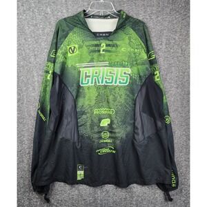CRBN Paintball Jersey Mens XXL Green Carolina Crisis Freese 2 Snakeskin Camo